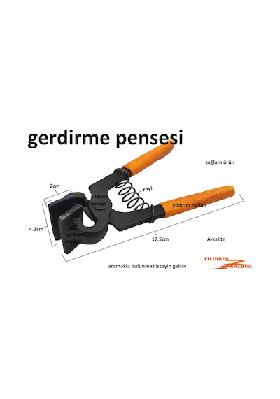 Gerdirme Pensesi Deri Kumaş Tabela Gerdirme Kerpeten