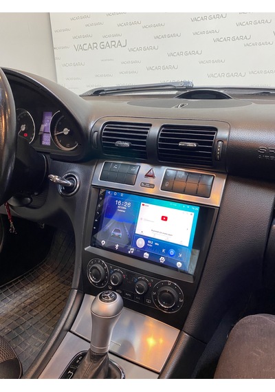 Mercedes C Seri W203 2004-07 9 Uyumlu Androıd Multimedya Gerçek 2/32 Kablosuz Carplay Geri Görüş Kameralı 9"