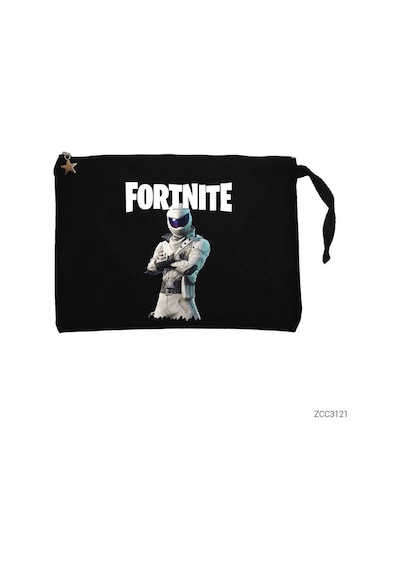 Zepplin Giyim Fortnite Overtaker Siyah Clutch Astarlı Cüzdan / El Çantası Siyah