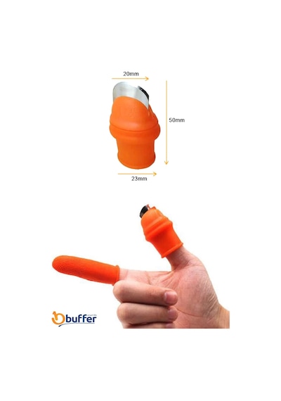 Buffer Silikon Parmak Koruyucu Meyve Toplama Aracı Bahçe Kesme Bı N11.6155