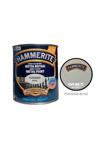 Hammerite Düz Beyaz 0,75l
