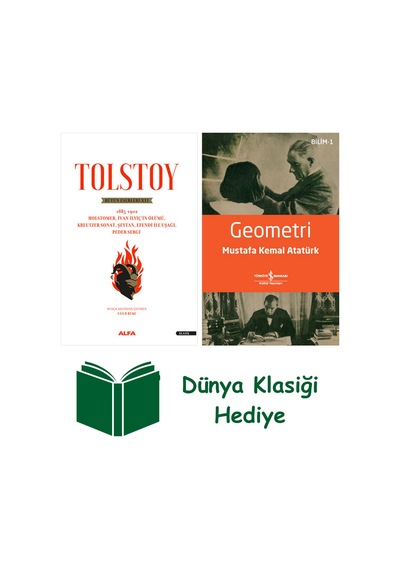 Tolstoy Bütün Eserleri 12 + Geometri + Dünya Klasiği Hediye