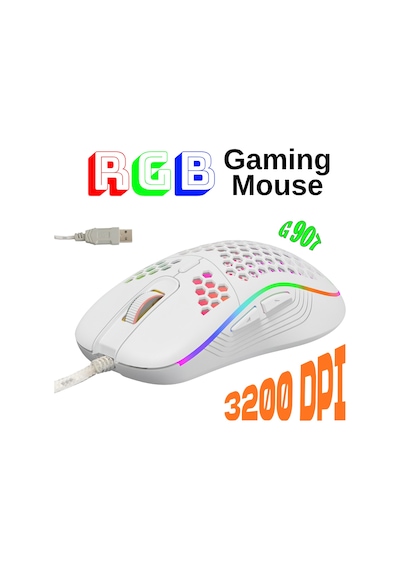 G907 Rgb Gaming Mouse Usb Kablolu Oyuncu Mouse G907