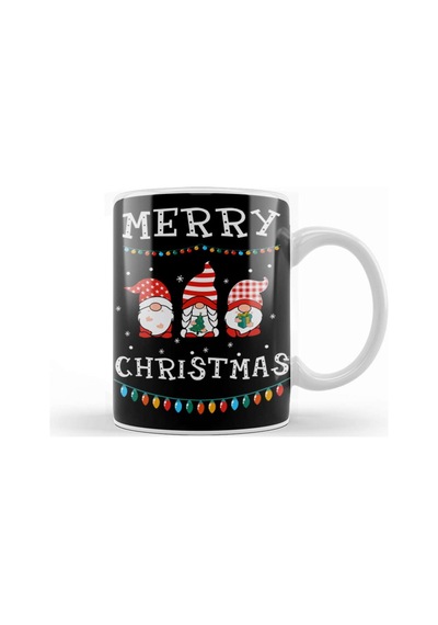 Yılbaşı Yeni Yıl Konseptli Merry Christmas 07 Kupa Bardak Porselen Karışık