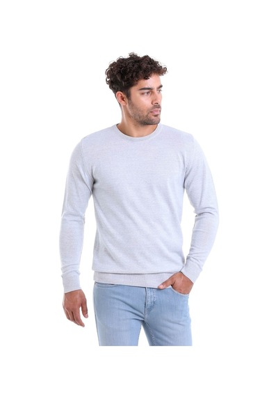Hatemoğlu Erkek Gri Regular Fit Yünlü Düz Bisiklet Yaka Triko Ka Açık Gri (556720362) Açık Gri Hatemoğlu Erkek Gri Regular Fit Yünlü Düz Bisiklet Yaka Triko Ka Açık Gri (556720362) Açık Gri