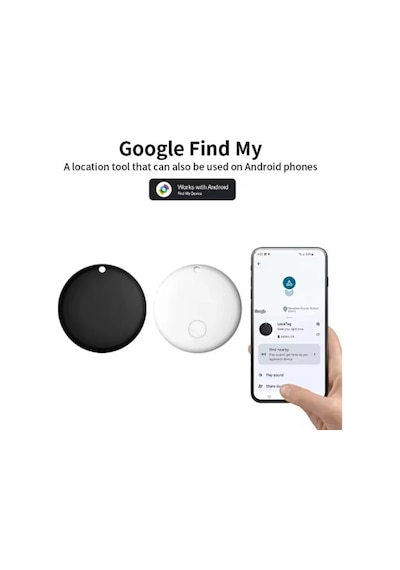 Airtag Android Konum Belirleme Akıllı  Smart Fin Tdrtr Siyah