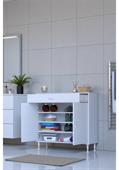 Eliusta Rose 95 Cm Beyaz 1 Çekmeceli Banyo Mutfak Dolabı 4 Bölmeli 3 Raflı Çok Amaçlı Dolap 95x88x32,5 Cm Beyaz Eliusta Rose 95 Cm Beyaz 1 Çekmeceli Banyo Mutfak Dolabı 4 Bölmeli 3 Raflı Çok Amaçlı Dolap 95x88x32,5 Cm Beyaz
