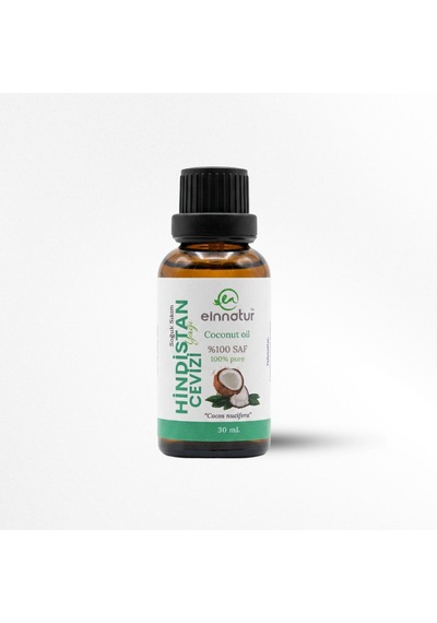 Organik Hindistancevizi Yağı, 30 Ml, Soğuk Sıkım, Coconut Oil, Organik Hindistan Cevizi