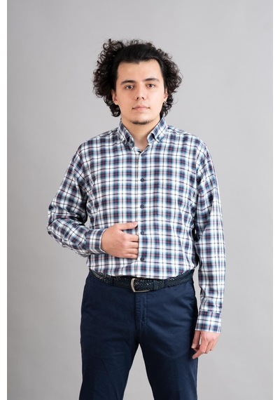 Mugi Cepli Rahat Kesim Mevsimlik Erkek Gömlek (512178759)
