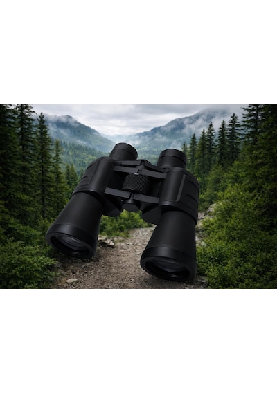 Aksu Hasuba Dürbün 280x280 168ft At 1000yds Coated Optic Cantalı Siyah Renk 1ad