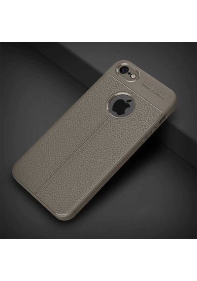 Apple Uyumlu iPhone 5 5S Kilif Esnek Deri Görünümlü Silikon 407860723