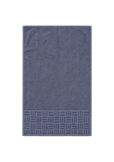 El Yüz Havlusu 50x90 Cm Kısmi Kadife Terra Collection Lacivert