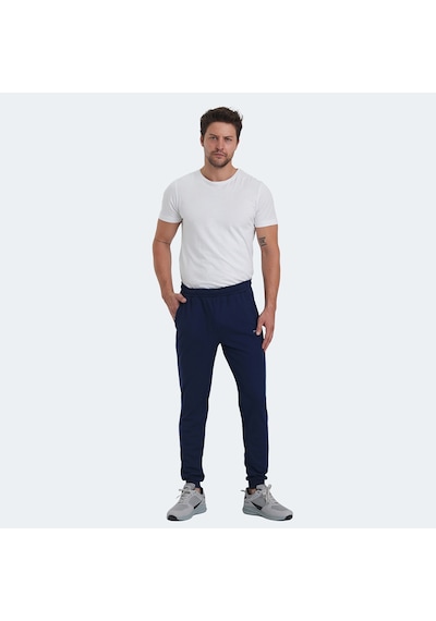 Slazenger RICHA Erkek Cepli Dar Paça Lacivert Eşofman Altı