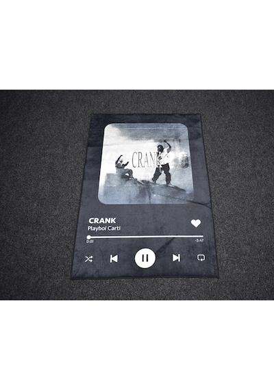 Zehra Abla Halı Yeni Lüks Dekoratif Crank Playboi Carti Tasarım Digital Baskı Makine Halısı 7122 Çok Renkli