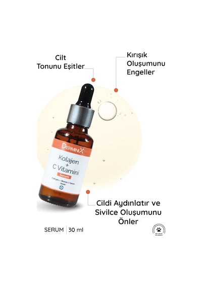 Derminix Kolajen + C Vitamini Serum 30 ML