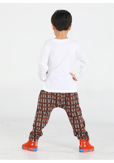 Casabony Spider Yelek Baskılı Pantolon + T-shirt Takım-desenli Çok Renkli