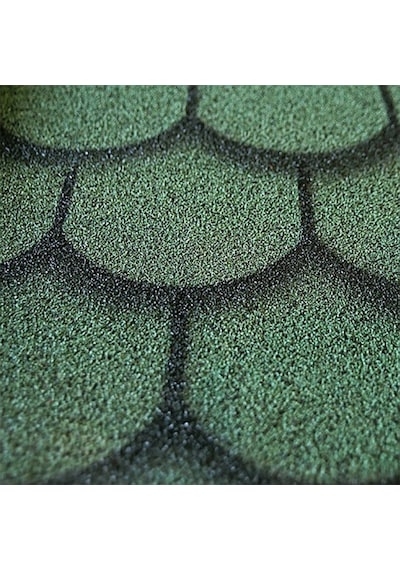 Çatı Kaplama Shingle Yonca Desenli Yeşil Membran 9m²