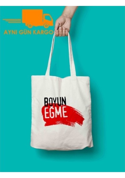 Boyun Eğme Bez Çanta Aynı Gün Ücretsiz Kargo Çok Renkli