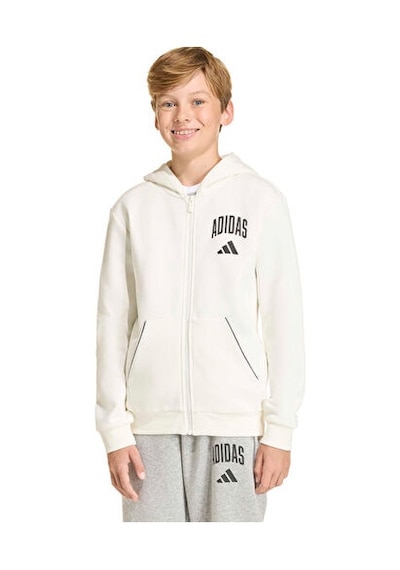 Adidas J Clgt Fl Fz Çocuk Günlük Ceket Kd4395 Beyaz