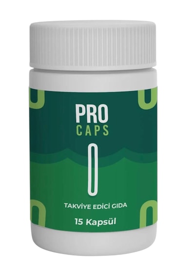 1 Kutu Bitkisel Takviye Edici Gıda Pro Caps 15 Li Procaps
