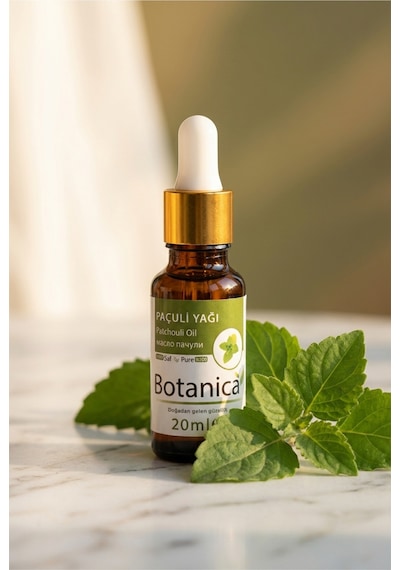Botanica %100 Saf Paçuli Yağı Cilt Bakımı Yaşlanma Karşıtı Doğal Aromaterapi Uçucu Bitkisel Lüks 20 Ml 20 ML