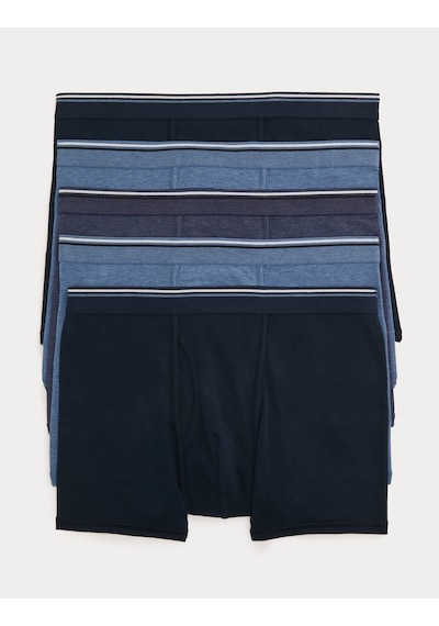 Marks & Spencer 5'li Cool & Fresh Trunk Seti T14004793s Mavi Mix