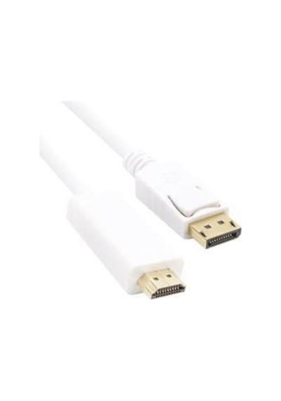 Vcom Cg605l-3.0 Beyaz 3.0mt Display Port Erkek To Hdmi Erkek Kablo