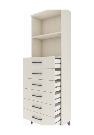 Arges Dolap 2 Raflı 6 Çekmeceli 60x30x182 Aytaşı-aytaşı Aytaşı