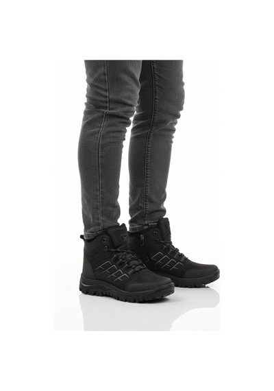 Siyah İçi Kürklü Kaymaz Taban Unisex Bot 700 G Siyah