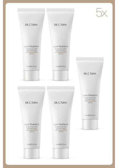 Dr. C. Tuna Lumi Cilt Aydınlatıcı Krem 75ml 5 Adet