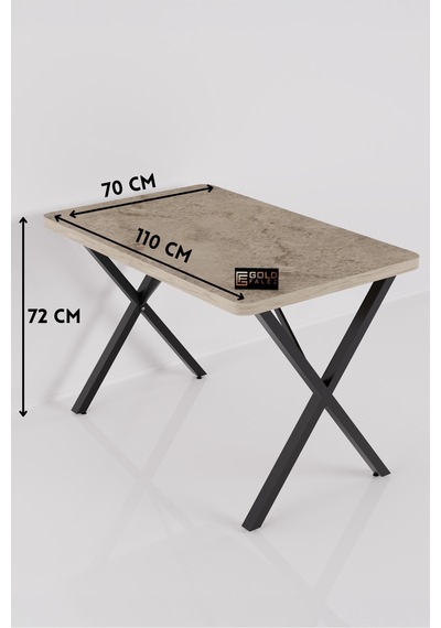 Mutfak Masası 110x70 Cm Modern Ahşap Görünümlü Yemek Masası Ofis Bahçe Balkon Cafe Masa 9831 Travert Siyah Mutfak Masası 110x70 Cm Modern Ahşap Görünümlü Yemek Masası Ofis Bahçe Balkon Cafe Masa 9831 Travert Siyah