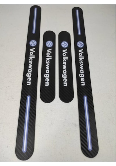 Volkswagen Touran Uyumlu Carbon Kapı Eşiği 4'Lü Set Kırılmaz (548480609)