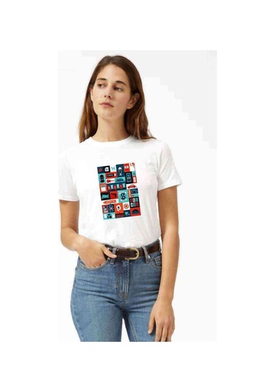 Riverdale Karma Kadın Beyaz Tshirt