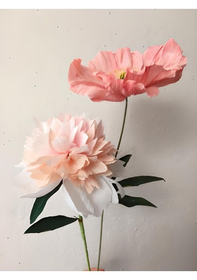 Italyan Krapon Kağıdı No:210 - Pembe - Pink 60 Gr. 50x250 Cm