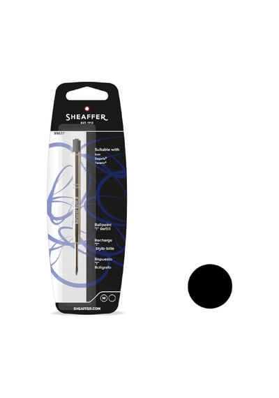 Sheaffer 99337 Tükenmez Refil T Siyah T Model Medium Çok Renkli