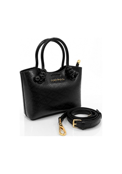 Just Polo Elite İthal Kadın Siyah Mini El Ve Omuz Çantası Gold Detaylı Ebatlar Eni 21 Cm Boyu 14 Cm