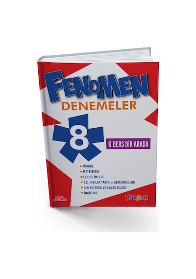 Fenomen 8.sınıf Tüm Dersler Deneme Seti 6 Kitap Birarada 2025