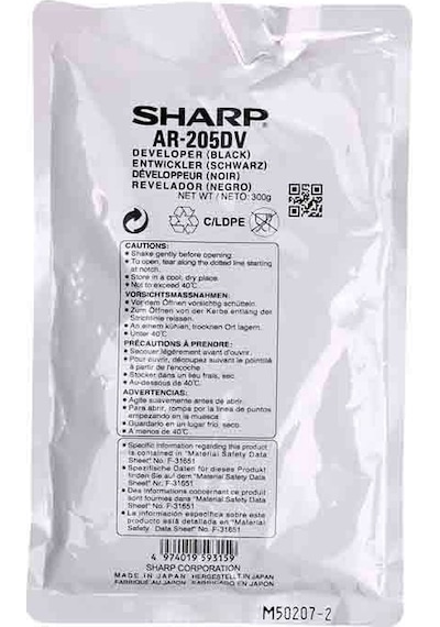 Sharp Ar-205dv Developer
