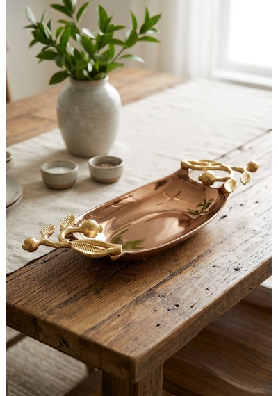 Leaf Rose Gold Kayık