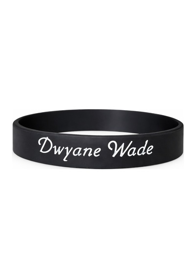 Dwayne Wade Siyah Miami Heat Basketbol Nba Bileklik Siyah Siyah