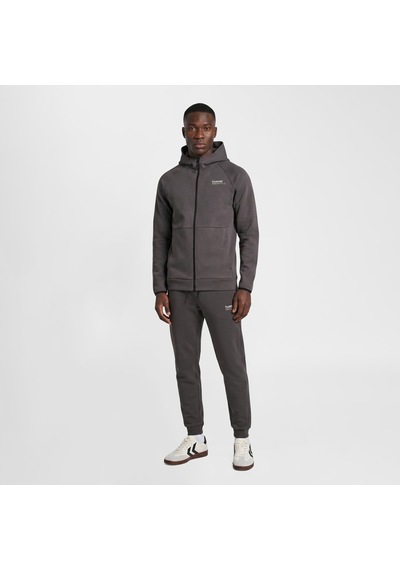 Hummel Tech Fleece Regular Erkek Gri Kapüşonlu Ceket