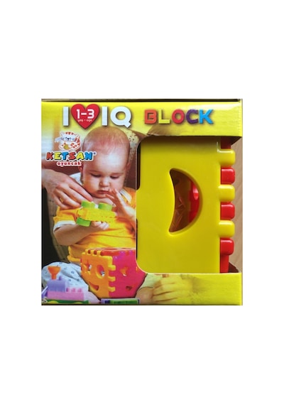 Şekilli Zeka Küpü I Love Iq Block 815