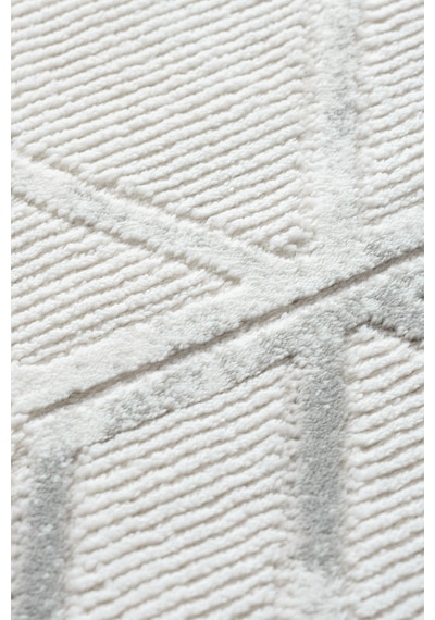 Mariesse Home Zen Koleksiyonu Bambu Dokulu Modern Sık Dokuma Halı - Salon Oturma Odası Halısı 0595a Gri