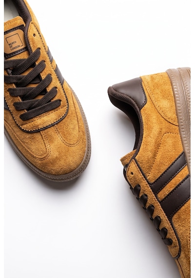 V.S.H Velvet Rota Kadın Camel-siyah Sneaker Spor Ayakkabı - Kadın Günlük Ayakkabı-2524