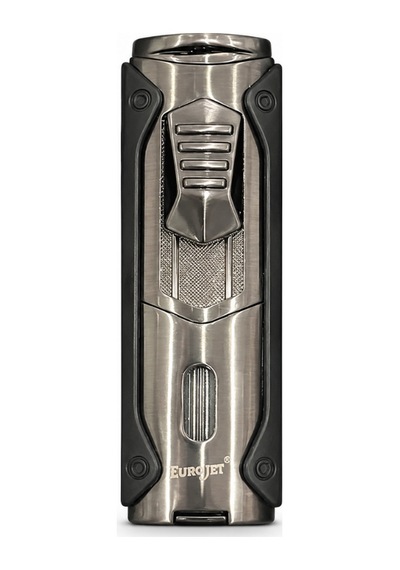 Eurojet Dört Torch Pürmüz Siyah Gunmetal Puro Çakmağı