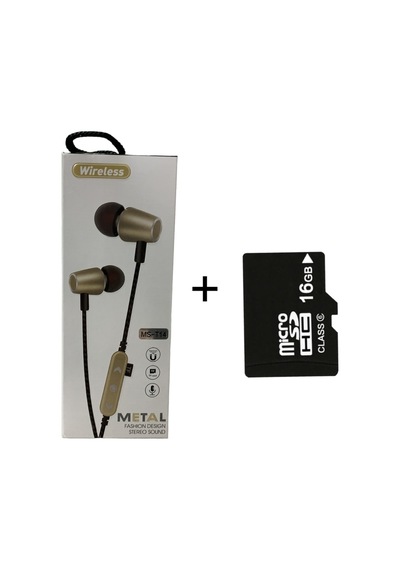 Platoon MS-T14 Bluetooth Kulak İçi Kulaklık MP3 Çalar + 16 GB Hafıza Kartı