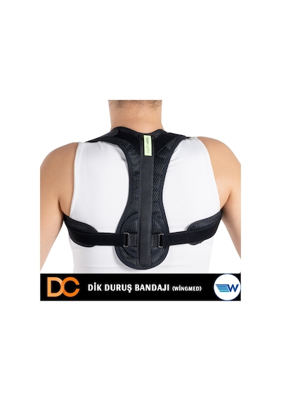 Dik Duruş Bandajı Siyah