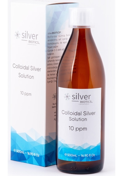 Gümüş Suyu 10Ppm 500Ml Cam Hydrasense Kolloidal Gümüş Suyu 10Ppm 500Ml Cam Hydrasense Kolloidal