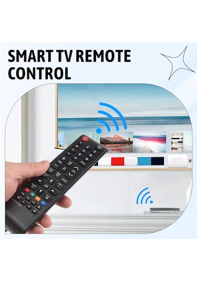 Xiaaokeji Samsung-tv-uzaktan Kumanda Tüm Samsung Lcd 3d Akıllı Tv'ler İçin