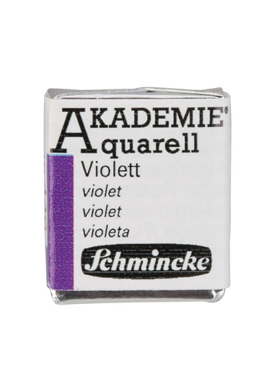 Akademie Aquarell Yarım Tablet Sulu Boya 440 Violet ---